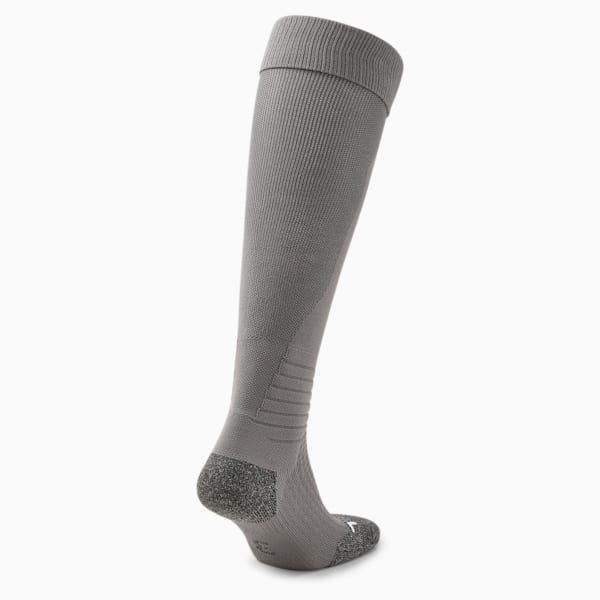 Liga Soccer Socks [1 Pair], Smoked Pearl-Puma White, extralarge
